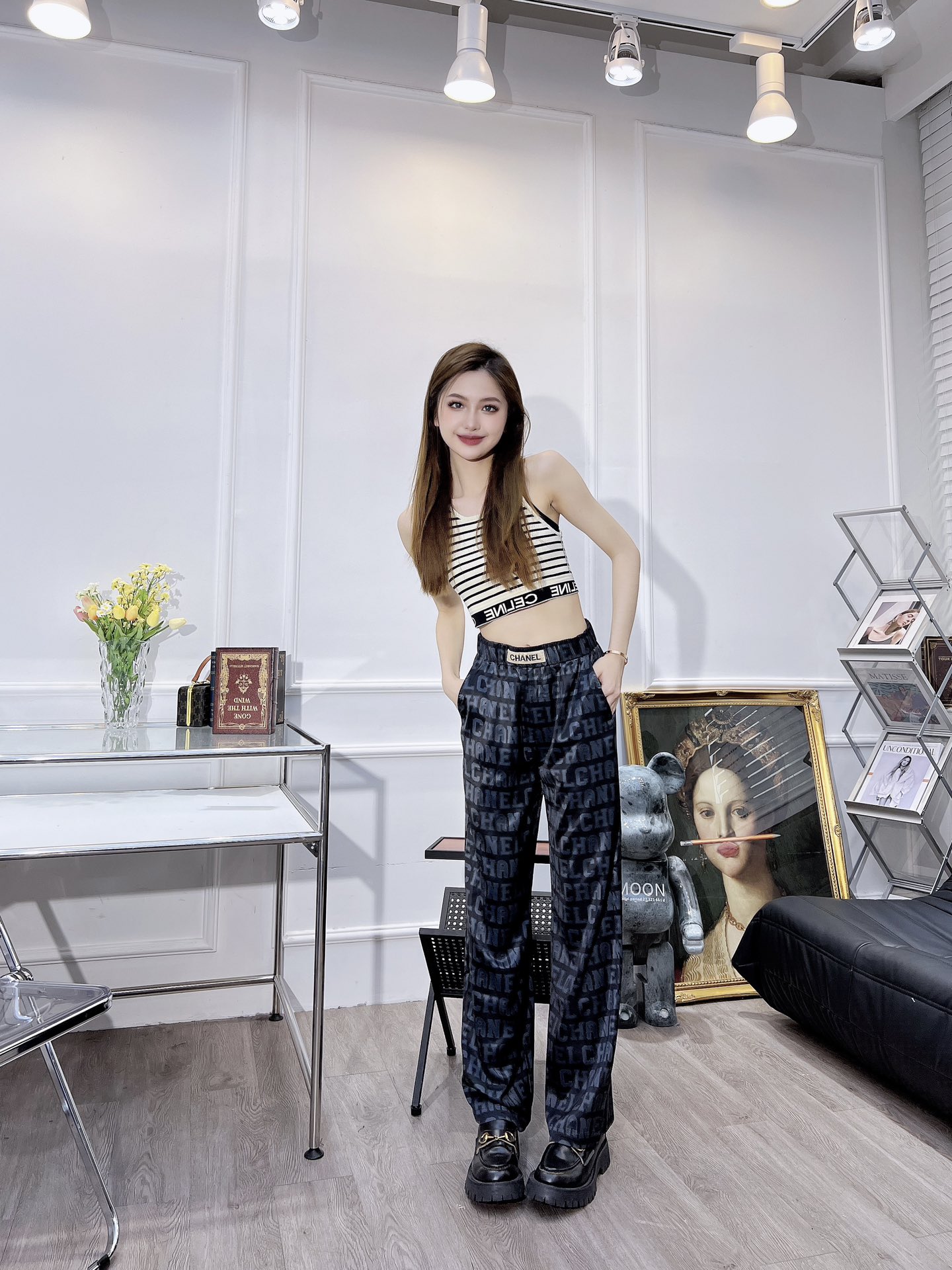 [TOP] CH@NEL Casual Trousers - Chanel