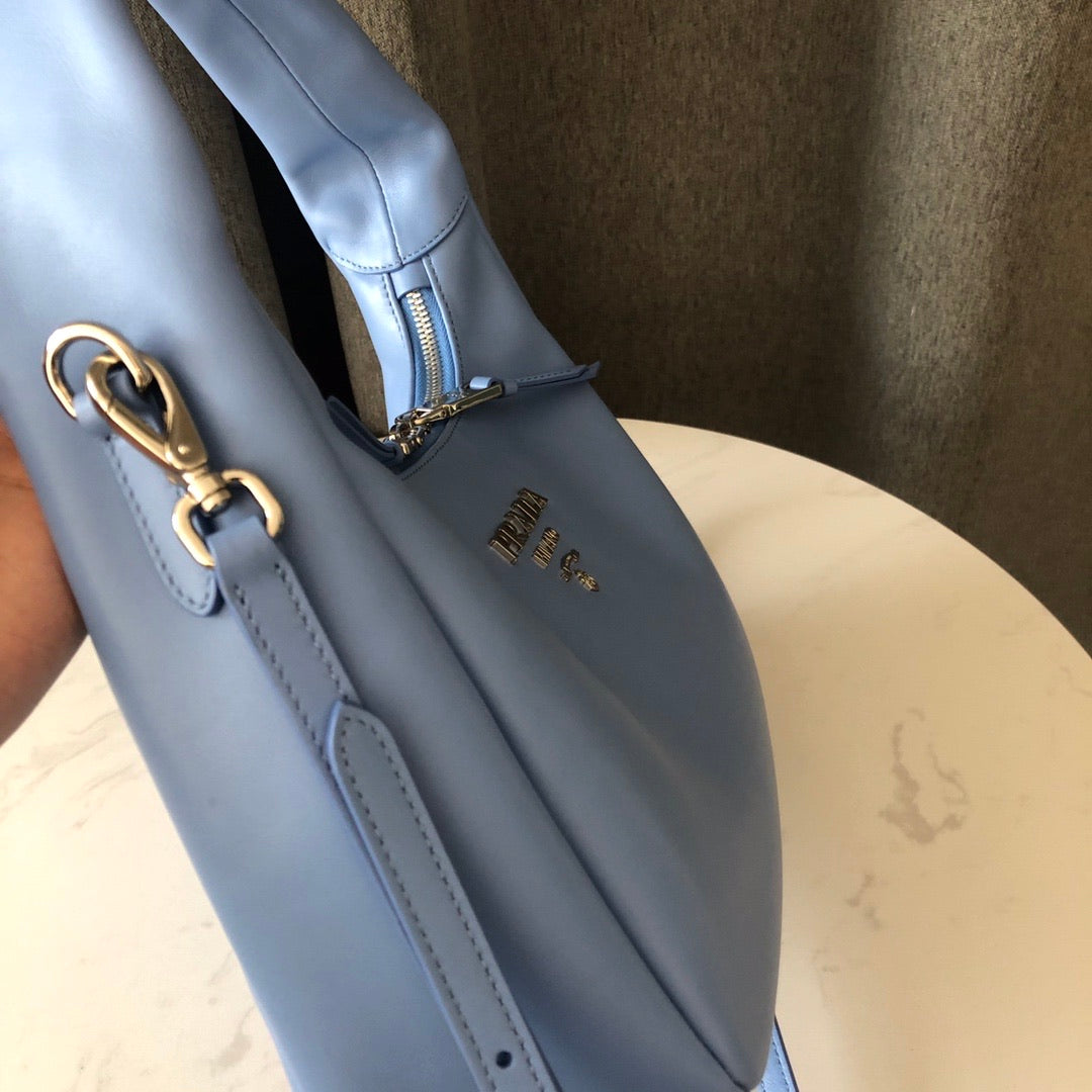 [TOP] PR@DA Hobo Bag - BLUE - Prada