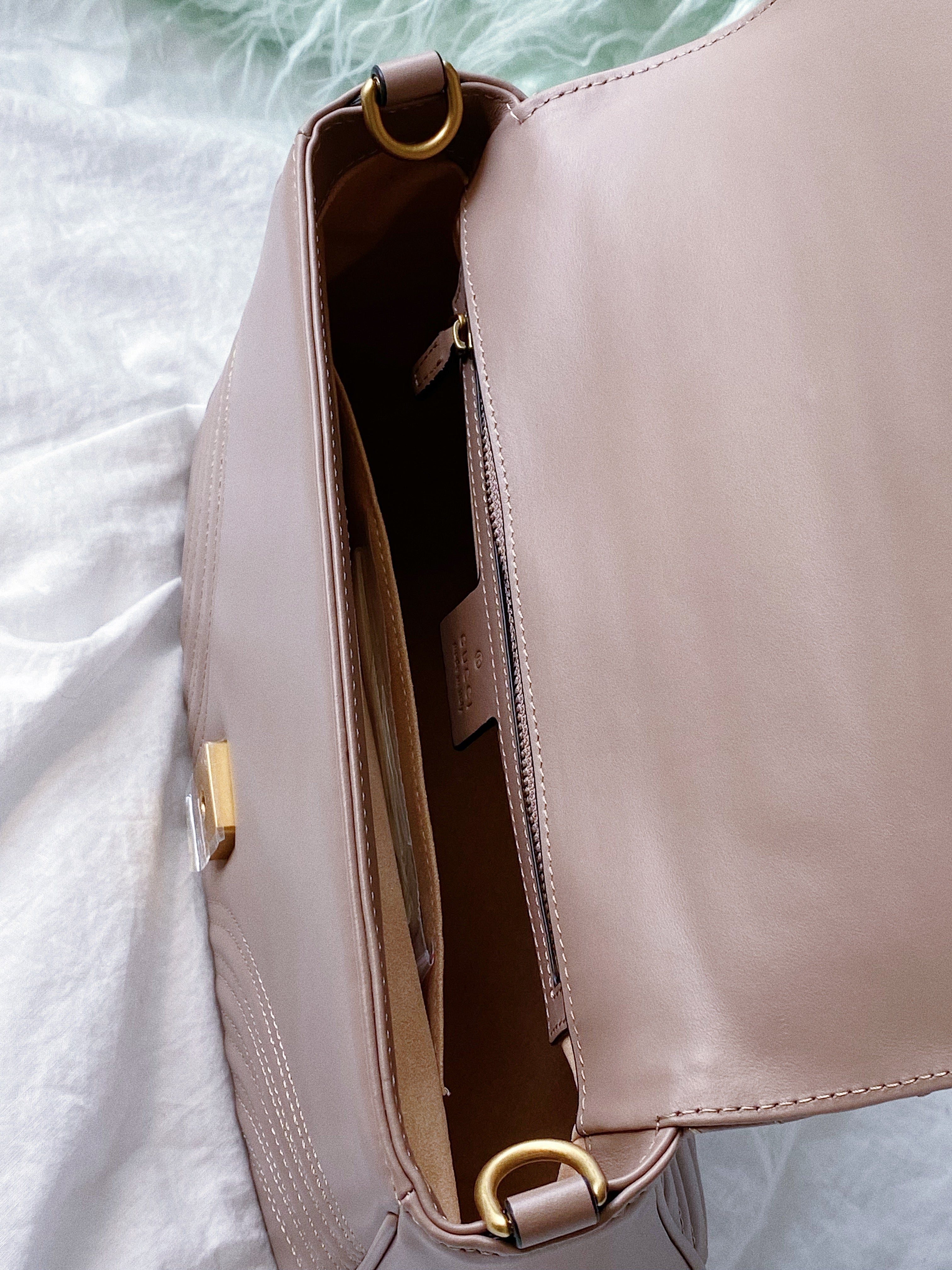 [TOP] GUCC! GG Marmont Bag Top Handle - Dusty Pink - Gucci