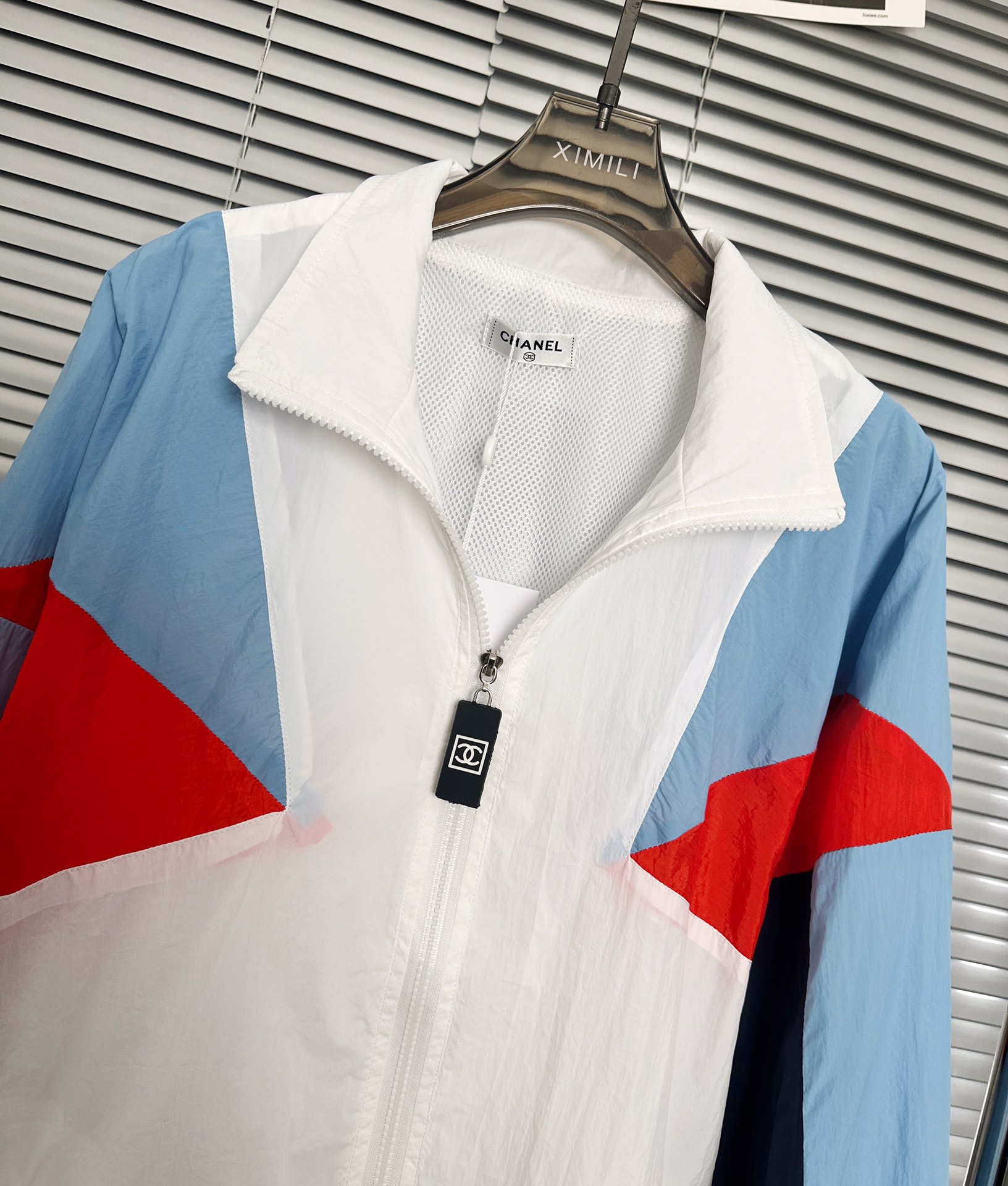 [TOP] CH@NEL Color Block Sun Protection Jacket - Chanel