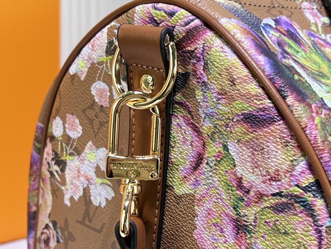 [TOP] L&V Keepall soft travel bag series Keepall Bandouli è re 50 travel bag for Monogram Shadow leather - LV Louis Vuitton