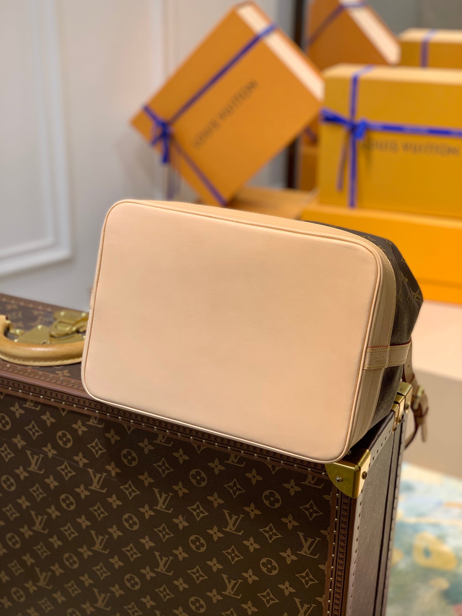 [TOP] L&V L*V Noenoe GM Monogram Bag - Brown - LV Louis Vuitton