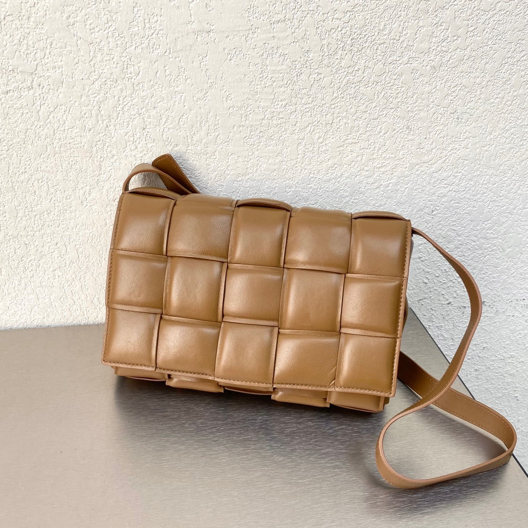 [TOP] B&V BV Paddle Cassette Bag - Caramel - Bottega Veneta