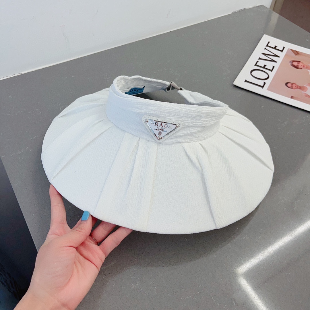 [TOP] PR@DA Peaked Sun Cap - 5 Color - Prada