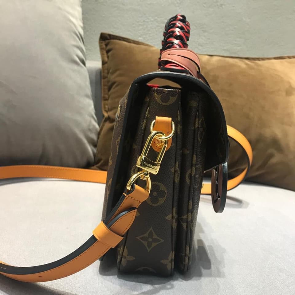 [TOP] L&V £V Monogram Pochette Metis Braided Handle - Red - LV Louis Vuitton