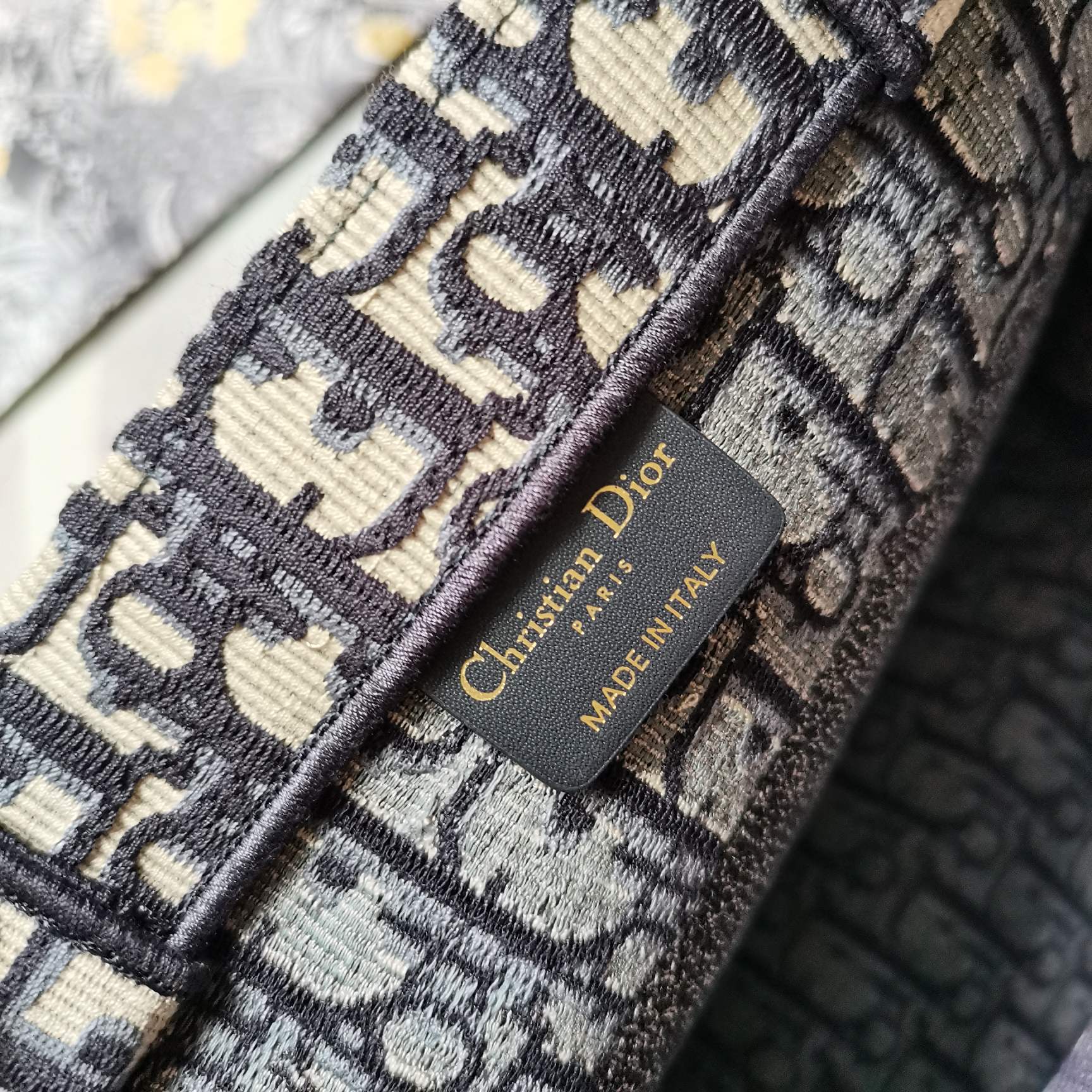 [TOP] D!or Book Tote Bag Medium - Blue - Christian Dior