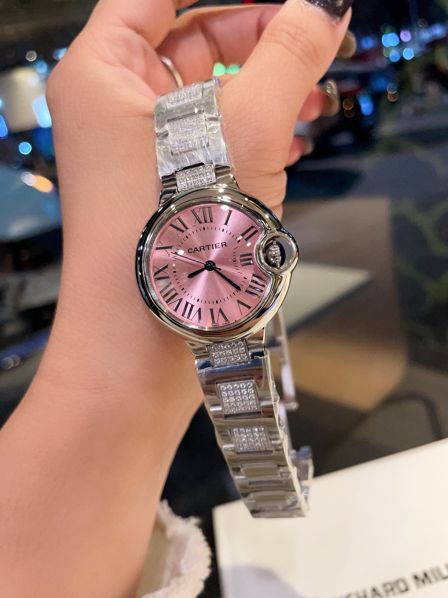 [TOP] C@rtier BALLON BLEU DE WATCH - Pink - Cartier