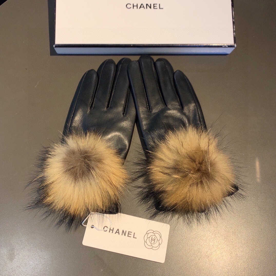 [TOP] CH@NEL Gloves - 2 Color - Chanel