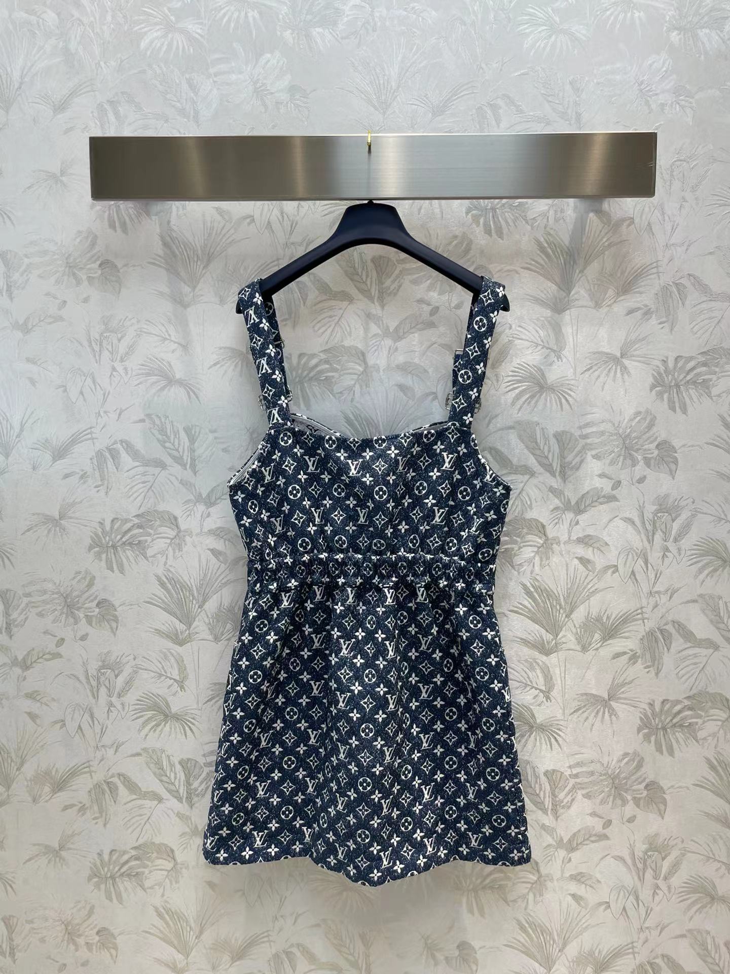 [TOP] L&V Strap Dress - Blue - LV Louis Vuitton