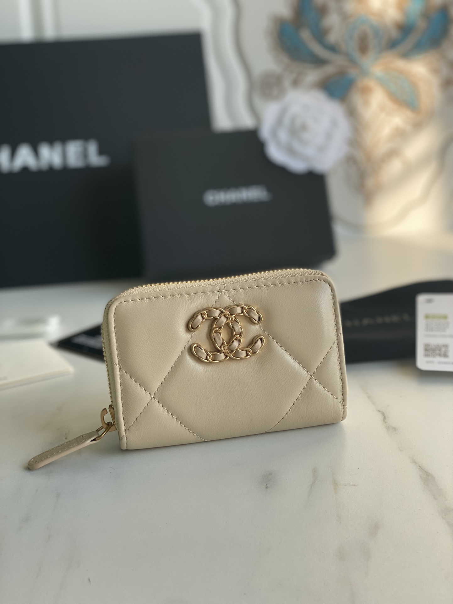 [TOP] CH@NEL Zipper Wallet - 6 Color - Chanel