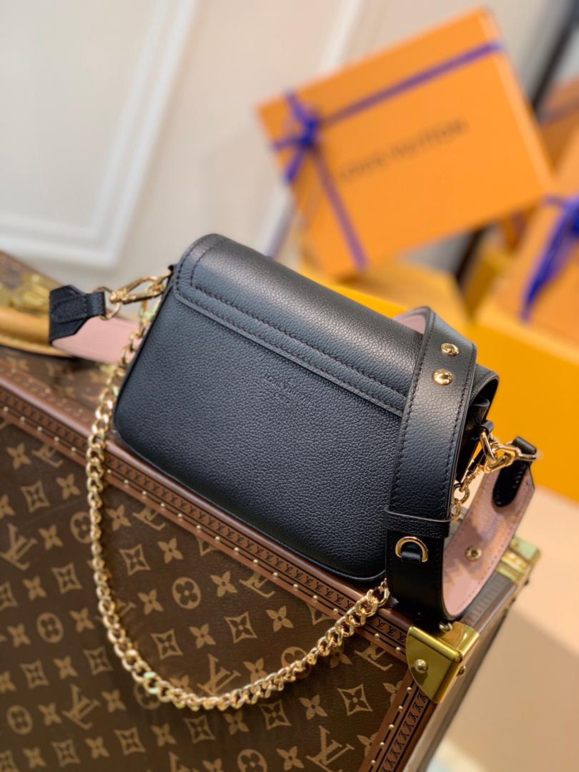 [TOP] L&V L*V Lock Me Tender - Black & Cream - LV Louis Vuitton