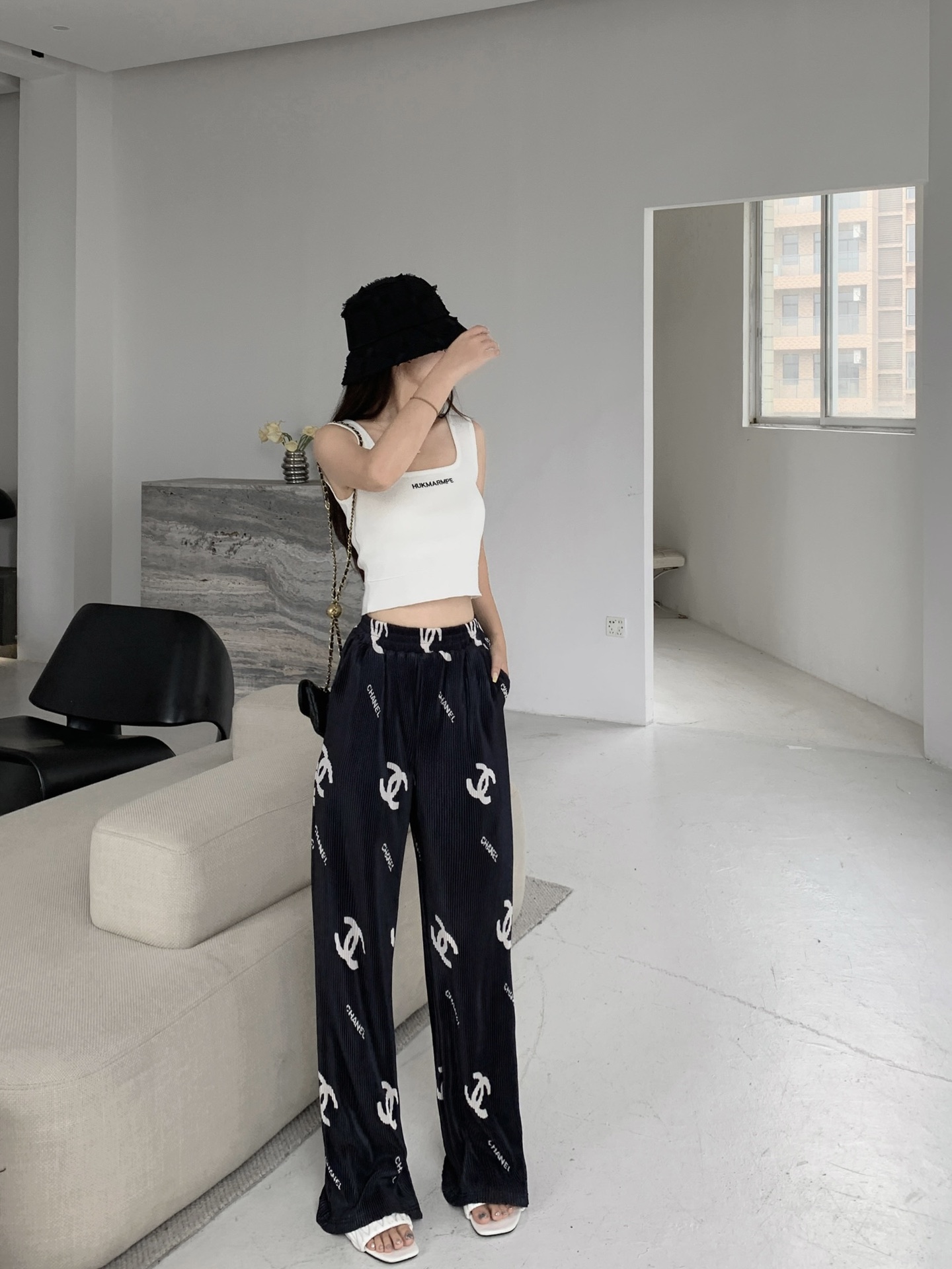 [TOP] CH@NEL Wide Leg Pants - 2 Color - Chanel