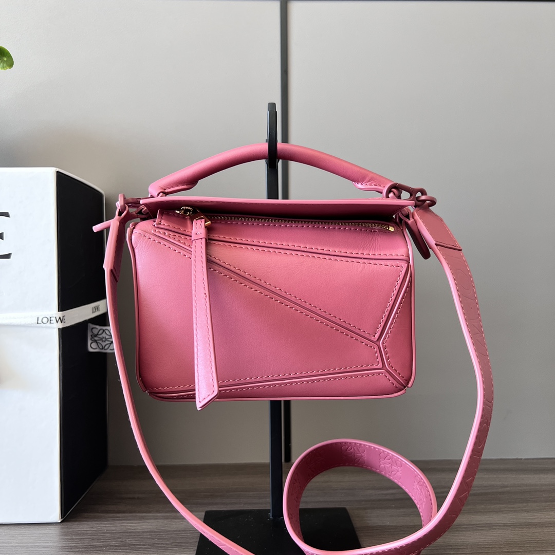 [TOP] LOEW€ Puzzle Bag - Pink - Loewe