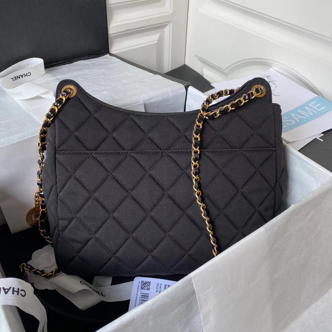 [TOP] CH@NEL Hobo Handbag Tweeds & Fabrics-Large-GHW-4 colours - Chanel