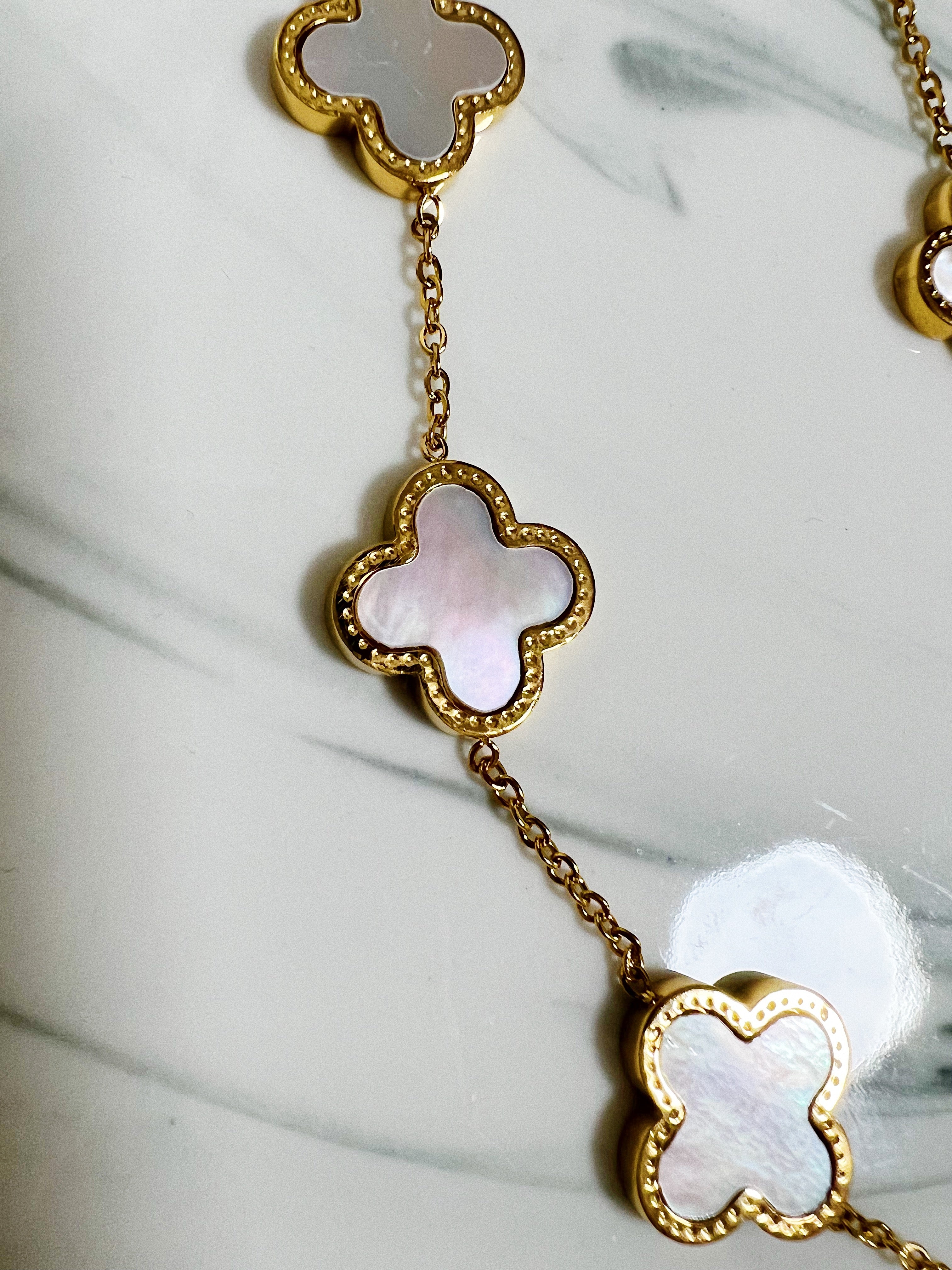 [TOP] V@nCleff VCA007 10 Motifs Necklace - Vancleff