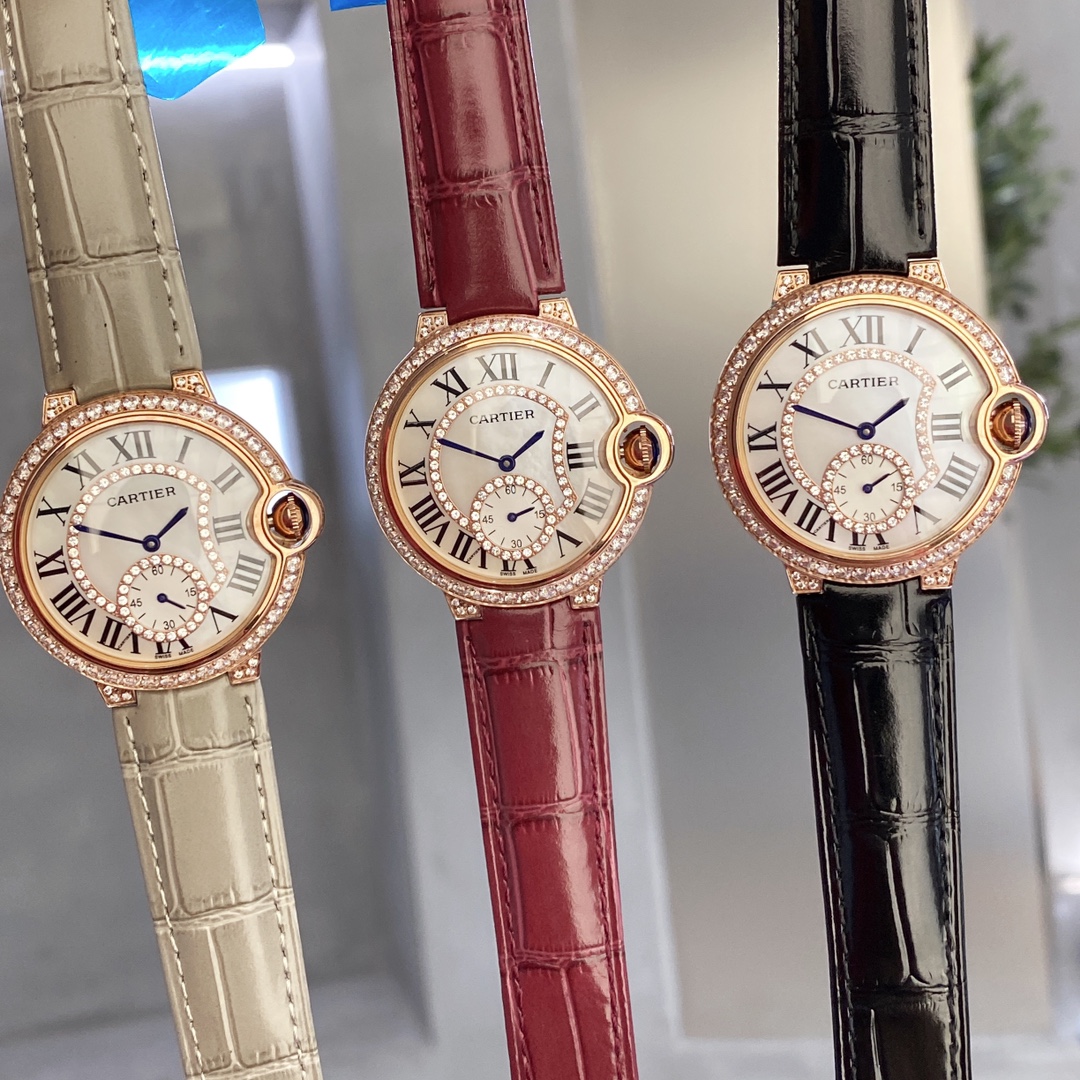 [TOP] C@rtier Diamonds Watch - 7 Color - Cartier