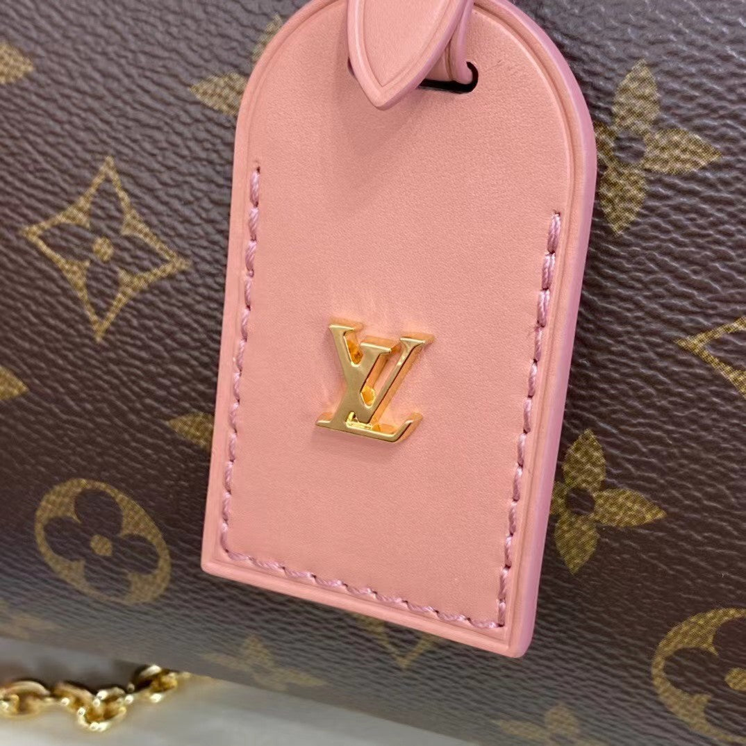 [TOP] L&V L*V Petite Malle Souple Monogram Bag - Peach - LV Louis Vuitton