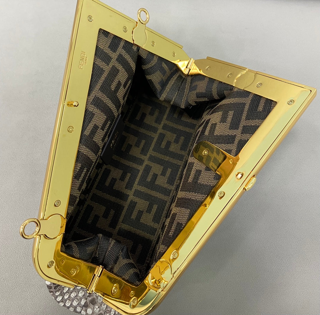 [TOP] F€NDI F€ndi First Bag Small - True Python Skin - Fendi