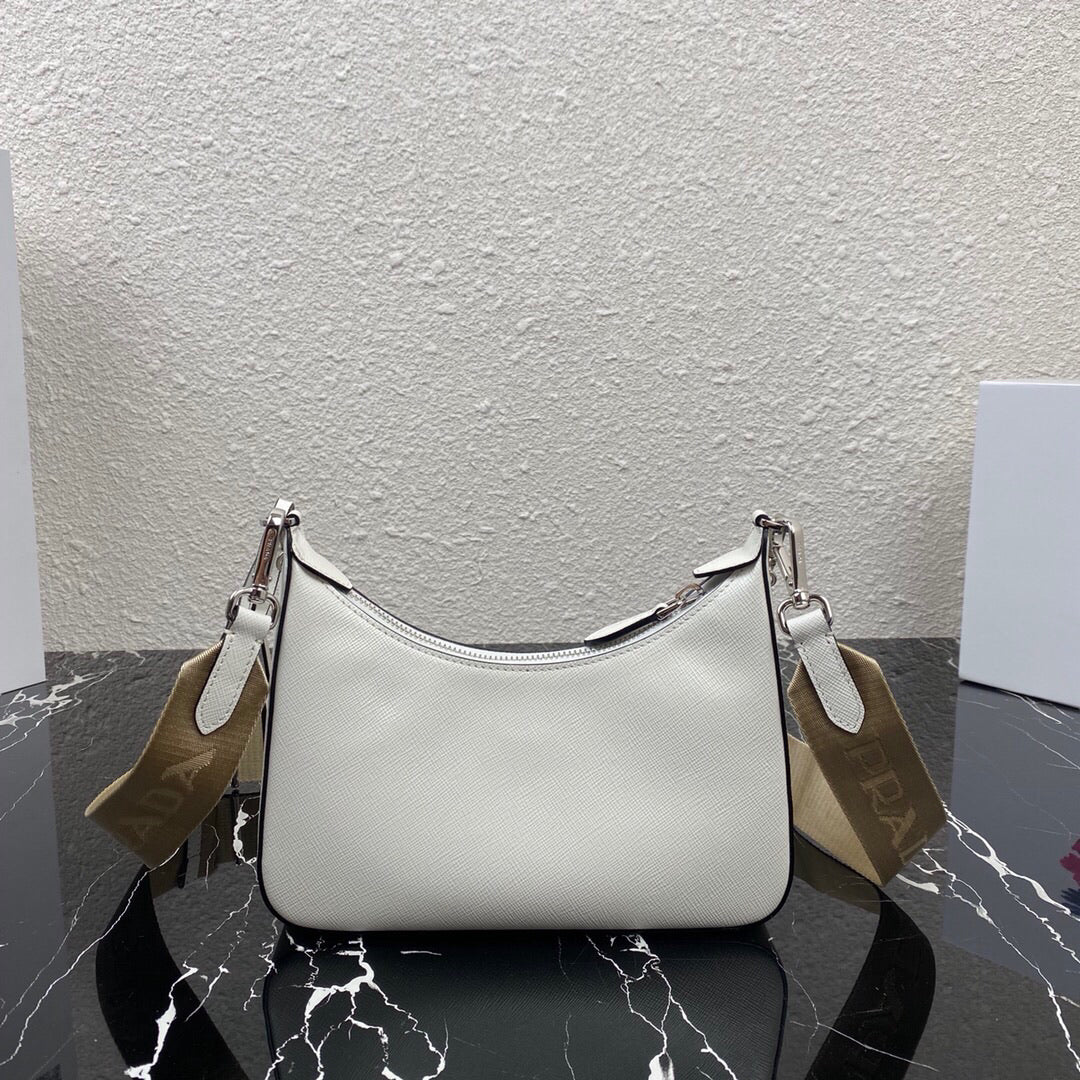 [TOP] PR@DA Re-Edition 2005 Epi Leather Bag - WHITE - Prada