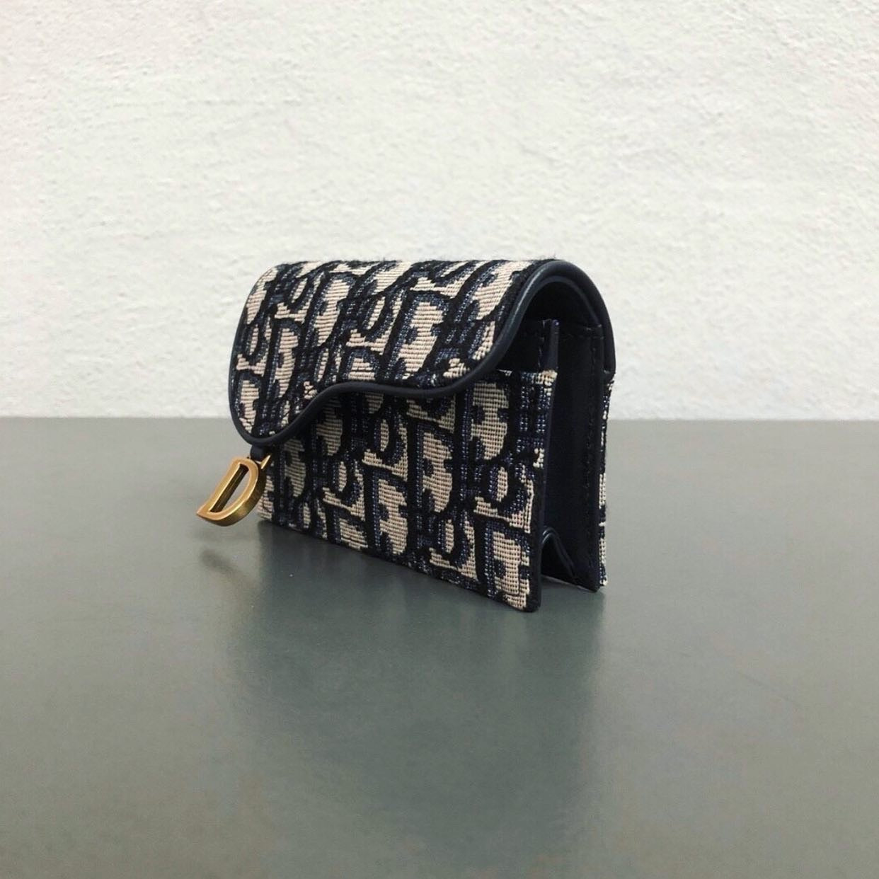 [TOP] D!or Saddle Lotus Wallet - Christian Dior