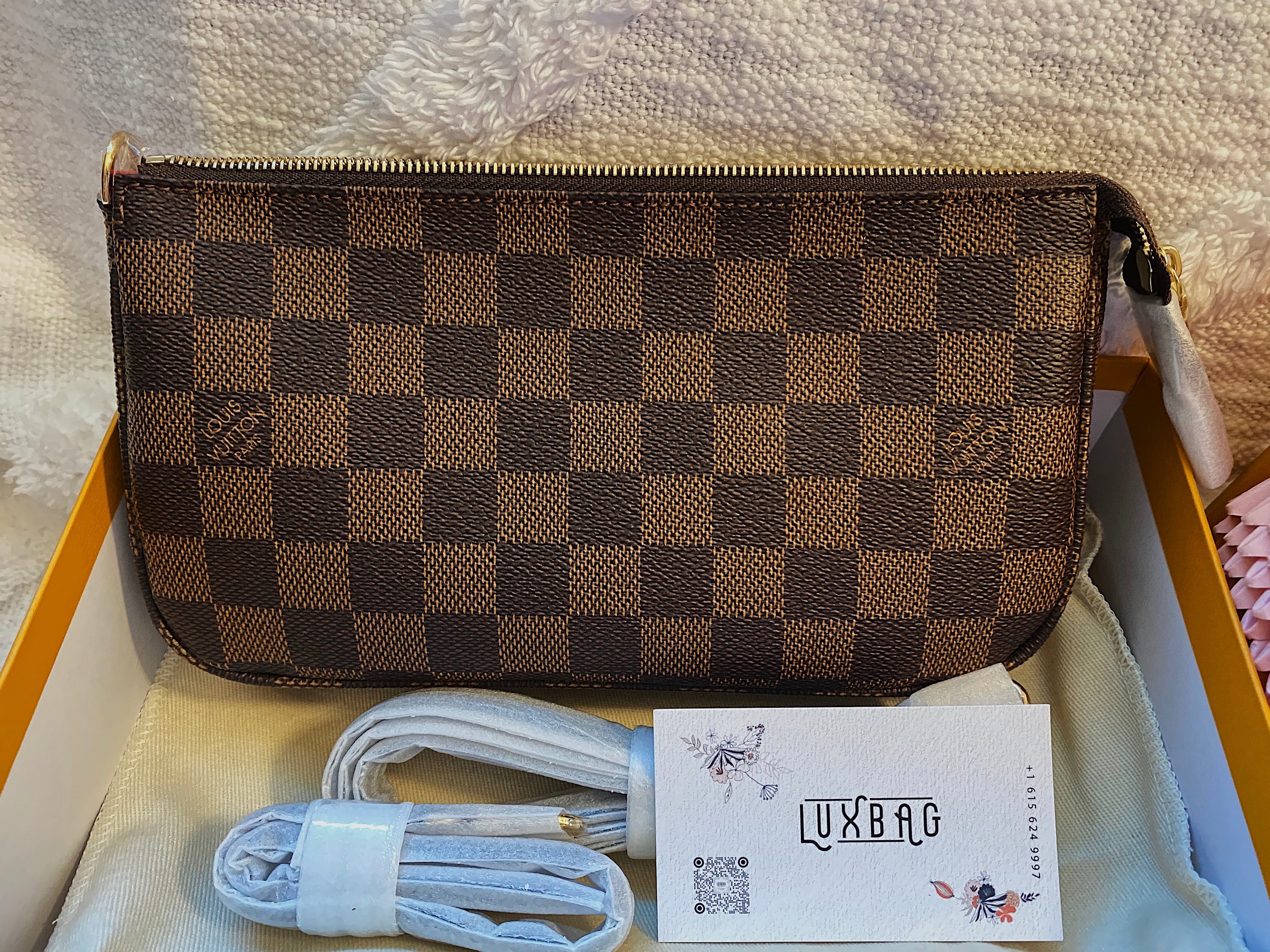[TOP] L&V LV Pochette Accessoires NM - Damier Ebene - LV Louis Vuitton
