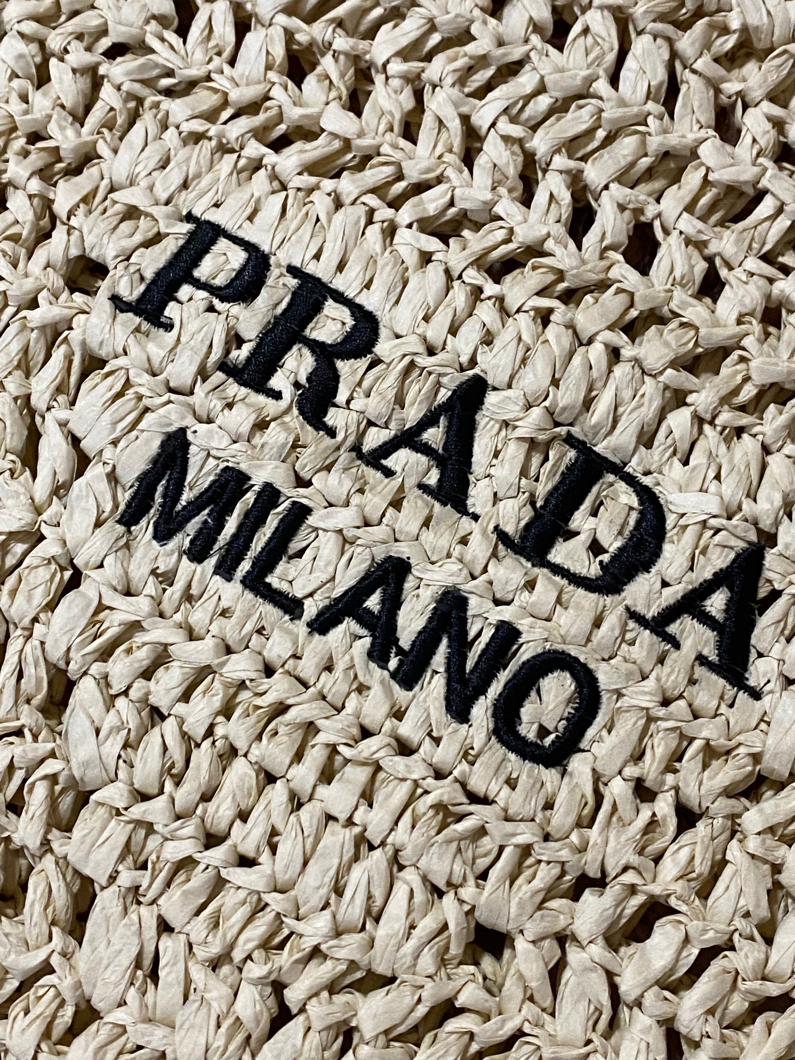 [TOP] PR@DA Beach Bag - Beige - Prada
