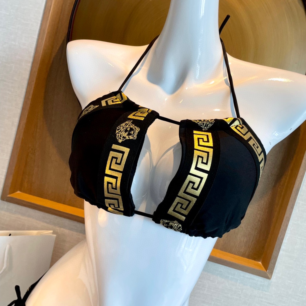 [TOP] V€rsace Bikini Set - Black - Versace
