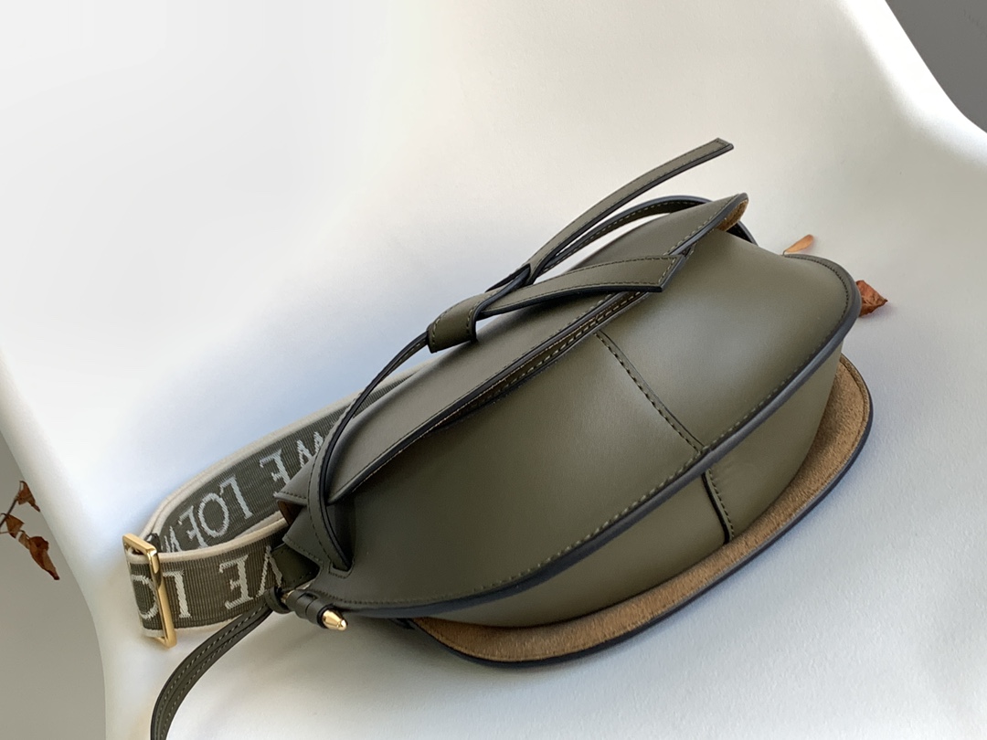 [TOP] LOEW€ Mini Gate Bag - Green - Loewe