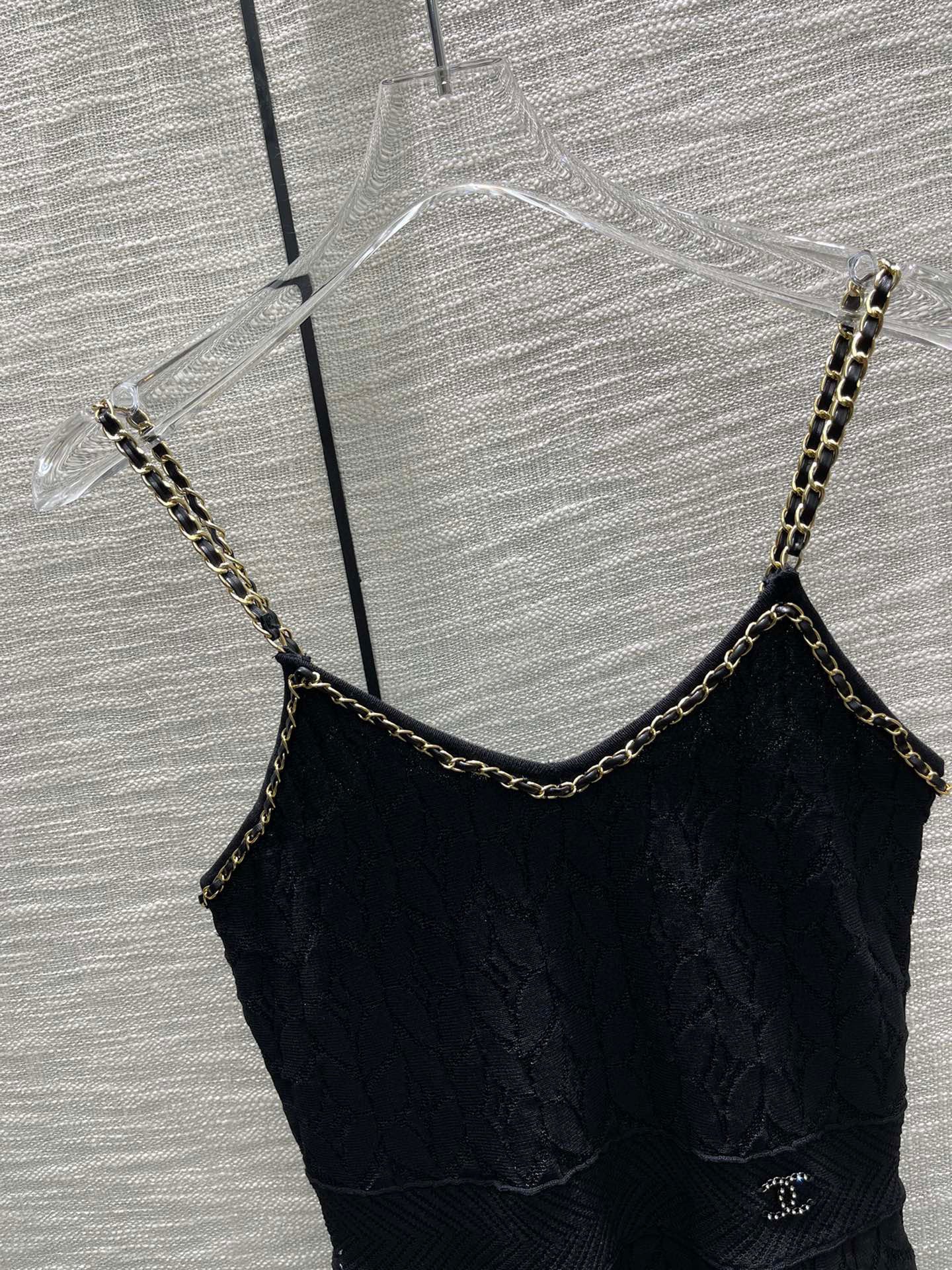 [TOP] CH@NEL Little A Line Dress - Black - Chanel