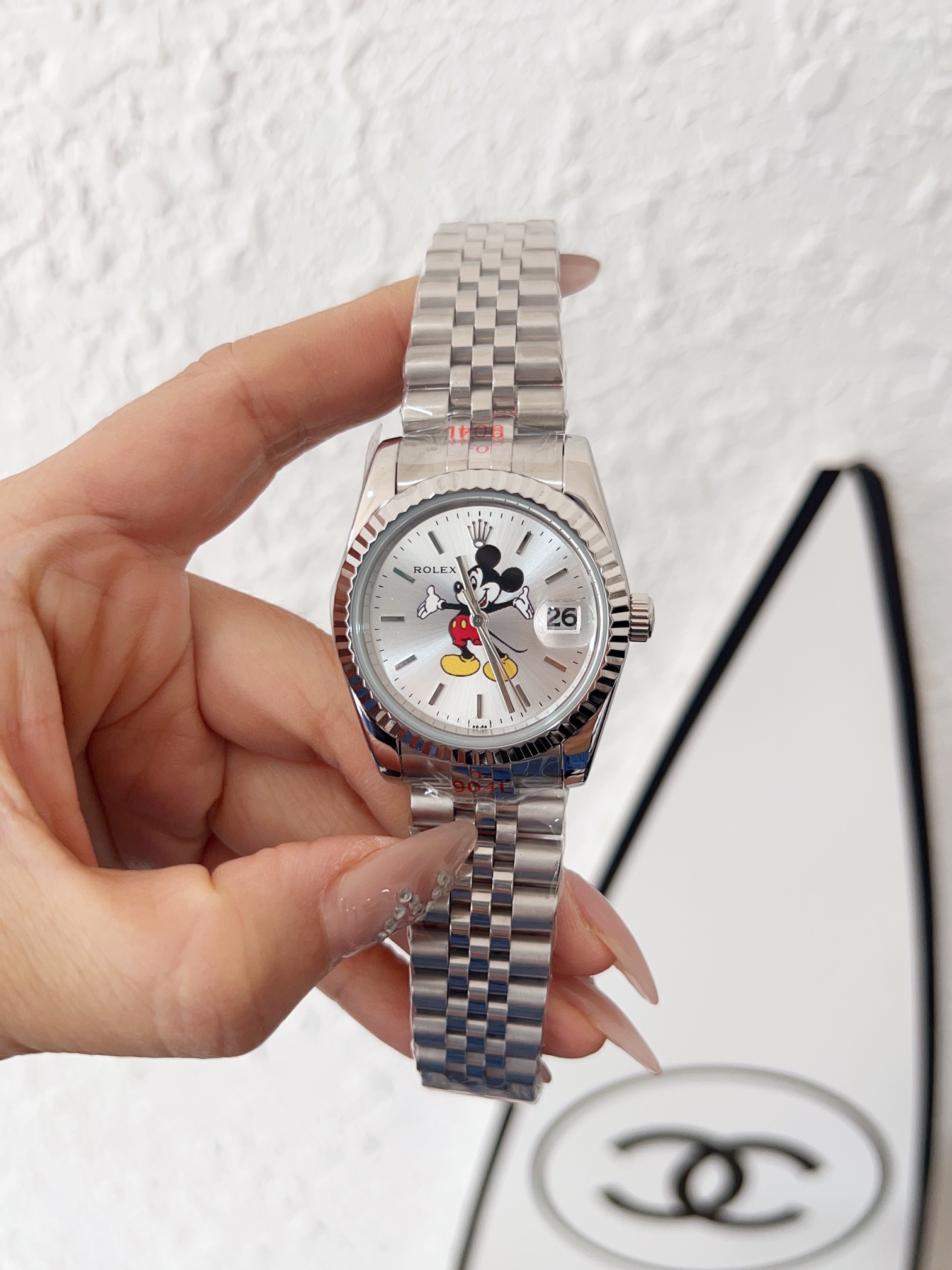 [TOP] ROL€X Rolex Watch - Silver - Rolex