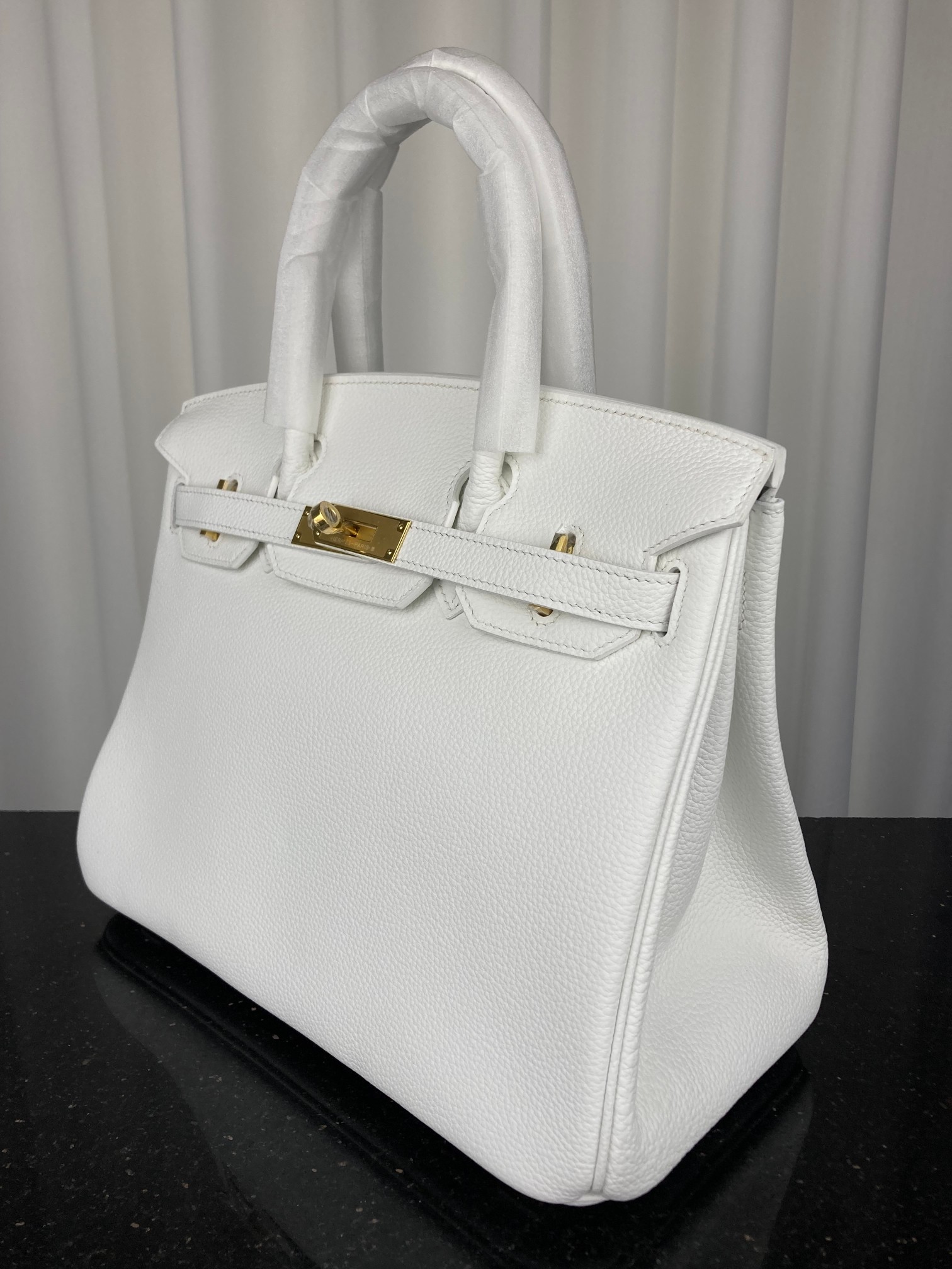 [TOP] H€RMES Togo Birkin Bag 30cm - GHW - Hermes