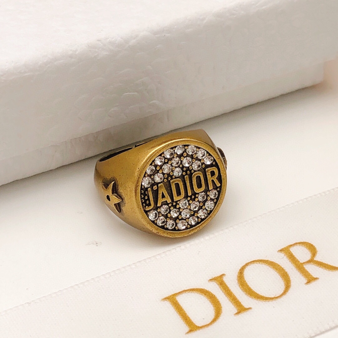 [TOP] D!or Diamonds Rings - Brass - Christian Dior