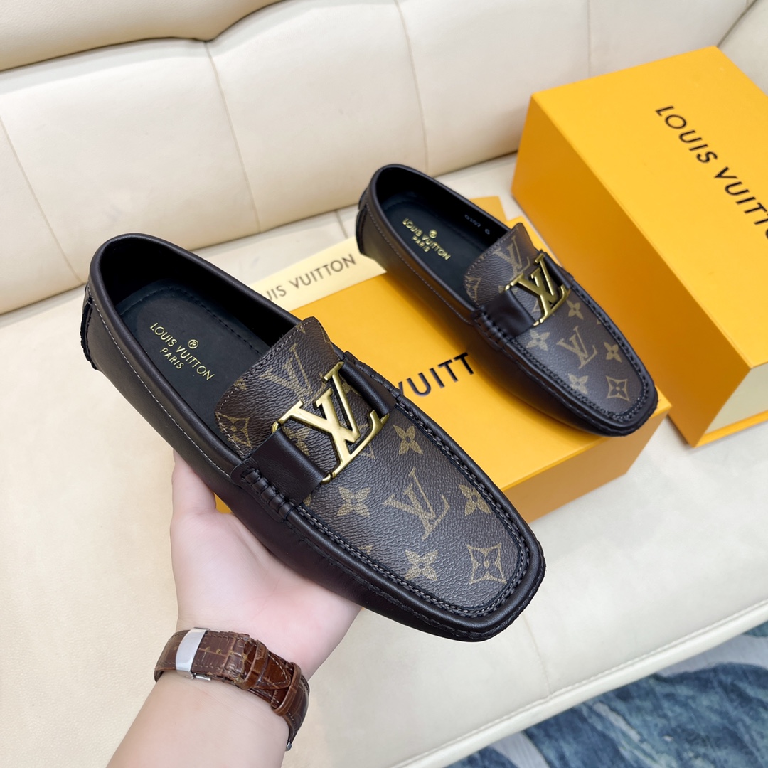[TOP] L&V LV Men's Monogram shoes - 4 Colors - LV Louis Vuitton