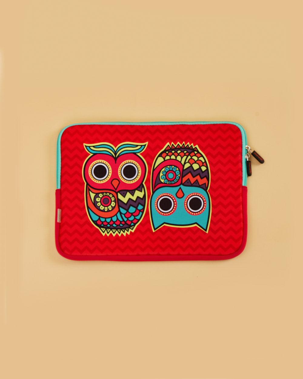 Classic Chumbak Owls Laptop Sleeve - 13”