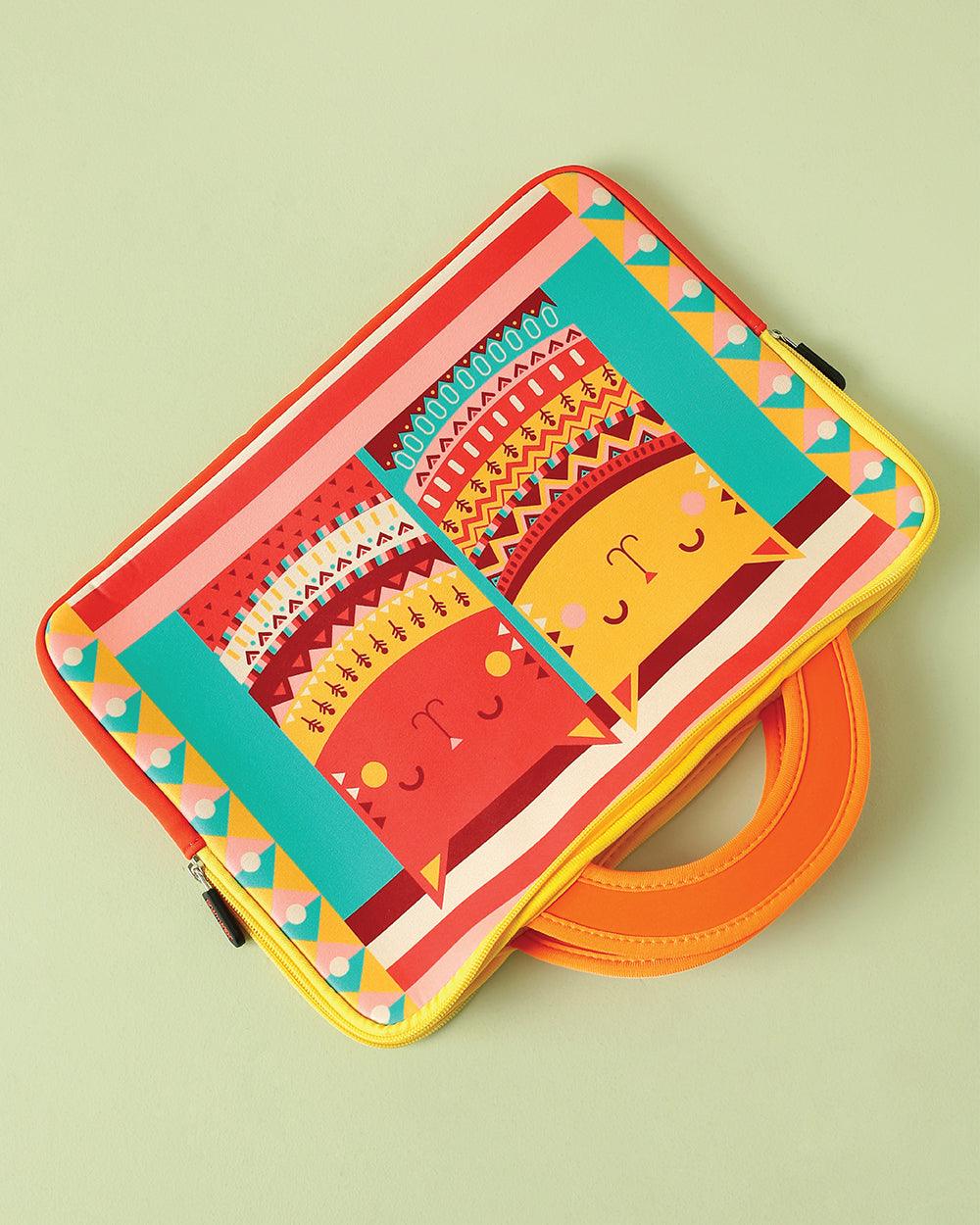 Aztec Cats Laptop Sleeve - 15.6”