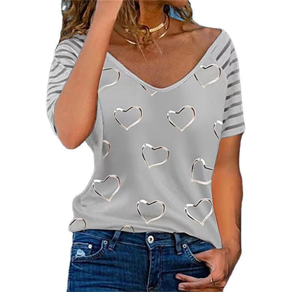 short sleeve t-shirts women 2022 summer fashion