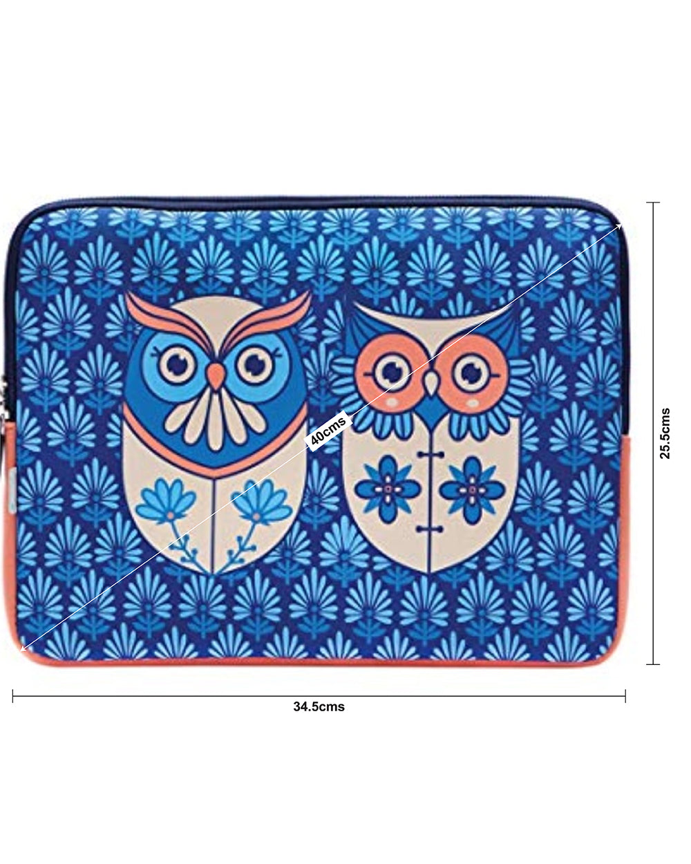 Flower Owl Laptop Sleeve - 13.3”