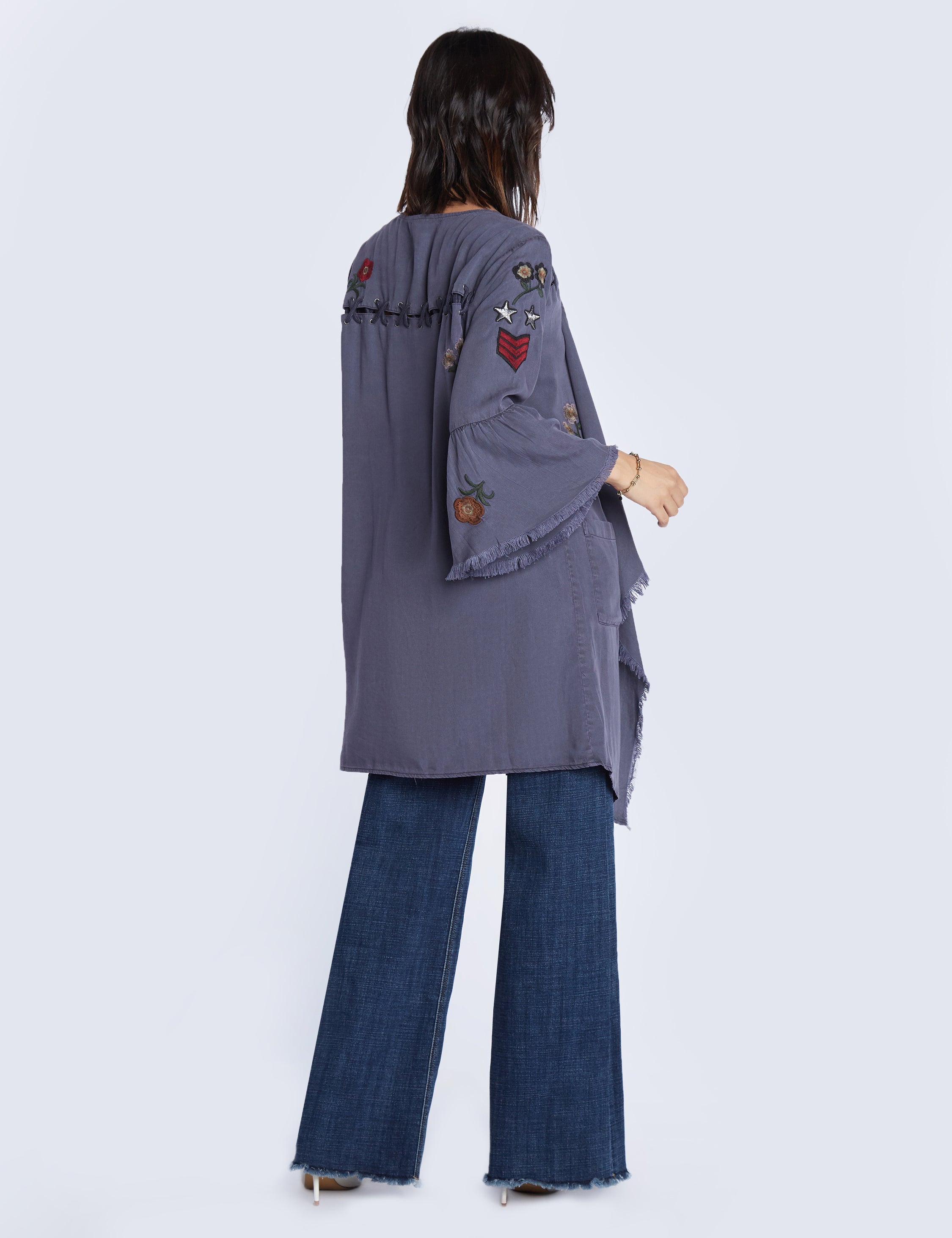 Embroidery Acid Lyocell Jacket