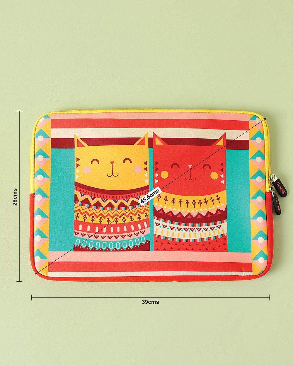 Aztec Cats Laptop Sleeve - 15.6”