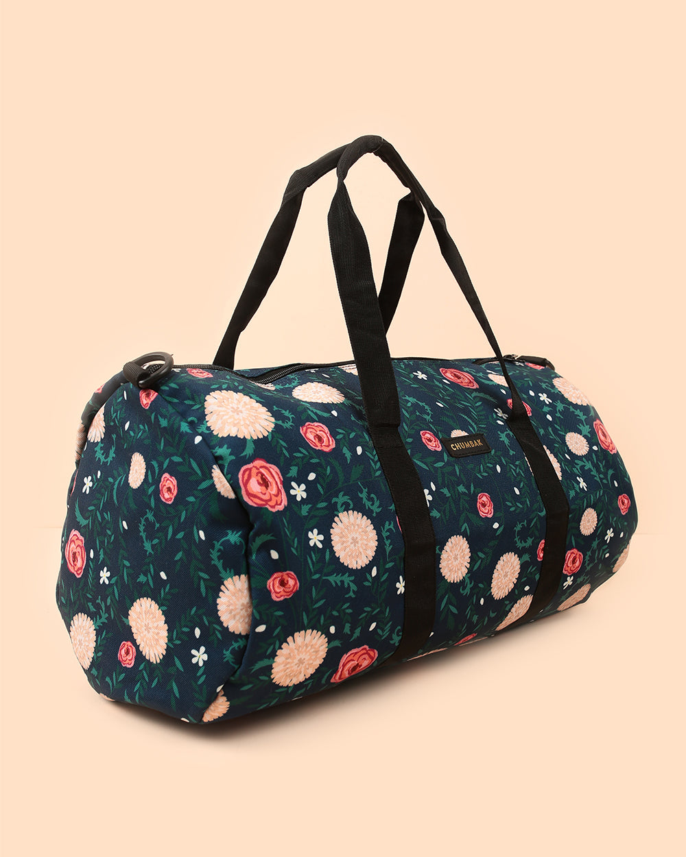 Flora Garden Navy Duffle Bag