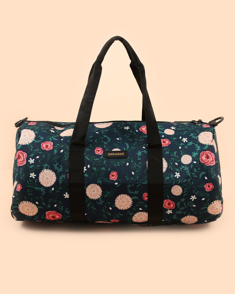 Flora Garden Navy Duffle Bag