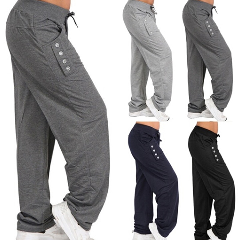 Spring Loose Casual Pants Women 2022 Black Gray Women Leggings