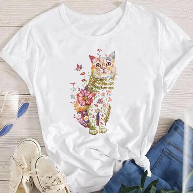 Women Lady Oversized T-shirt Tees Female