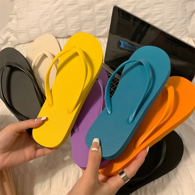 Summer leisure outside wear flip-flops flip-flops Internet celebrity seaside beach sandals and slippers