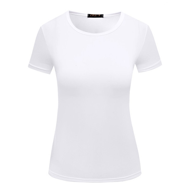 Fashion Short Sleeve Women Gray t-shirt tshirt