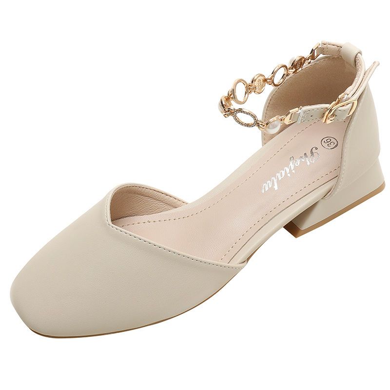 hick Heel Versatile Gentle Mary Jane Shoes