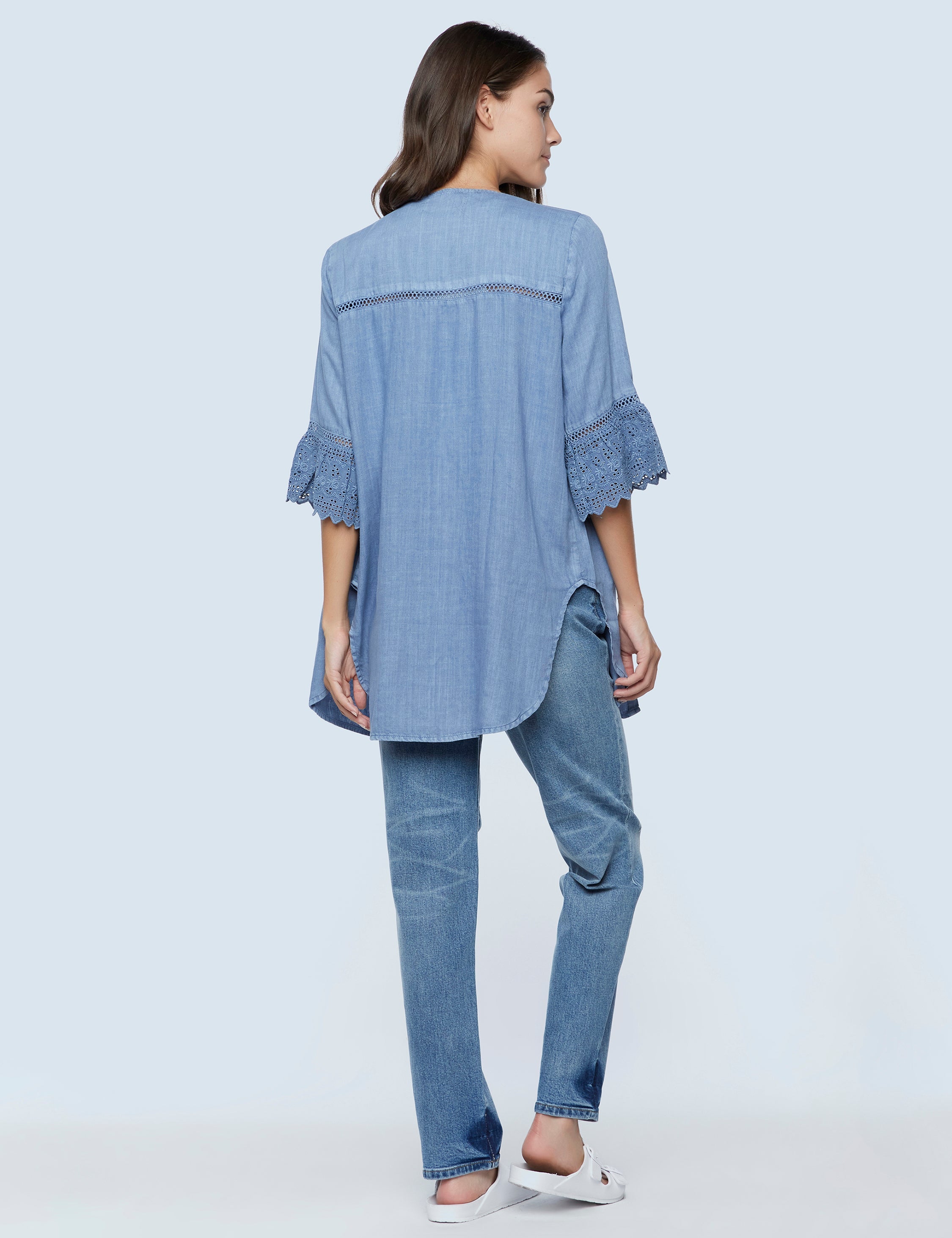 Tie Front Kimono Shorty