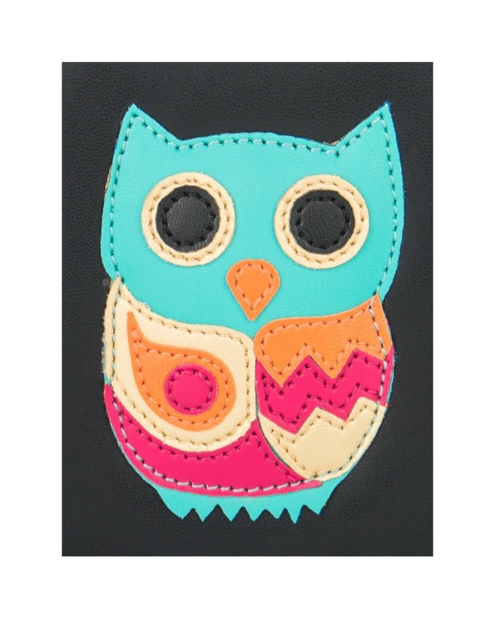 Chumbak Owl Mini Wallet - Black