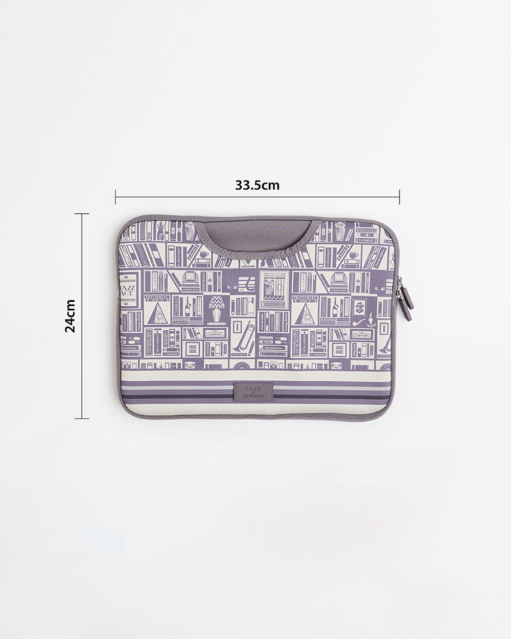 TEAL By Chumbak Welcome to Library Laptop Sleeve - 13inch