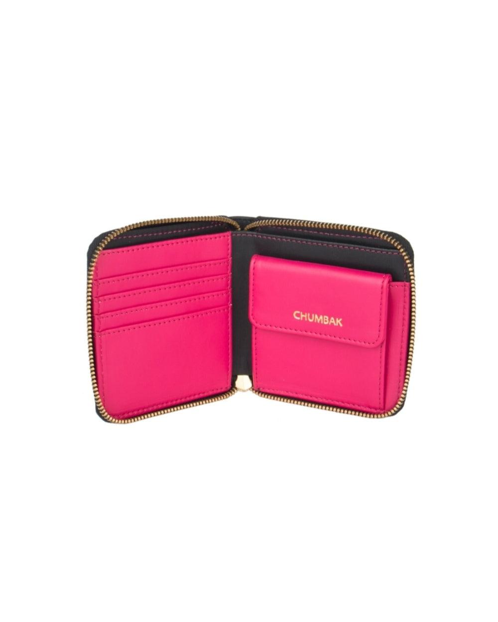 Chumbak Owl Mini Wallet - Black